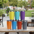Custom Laser Engraving 20 oz Mug Water Bottle Thermal Vacuum Stainless Steel Powder Coated Insulated Vasos 20oz Tumbler Cup