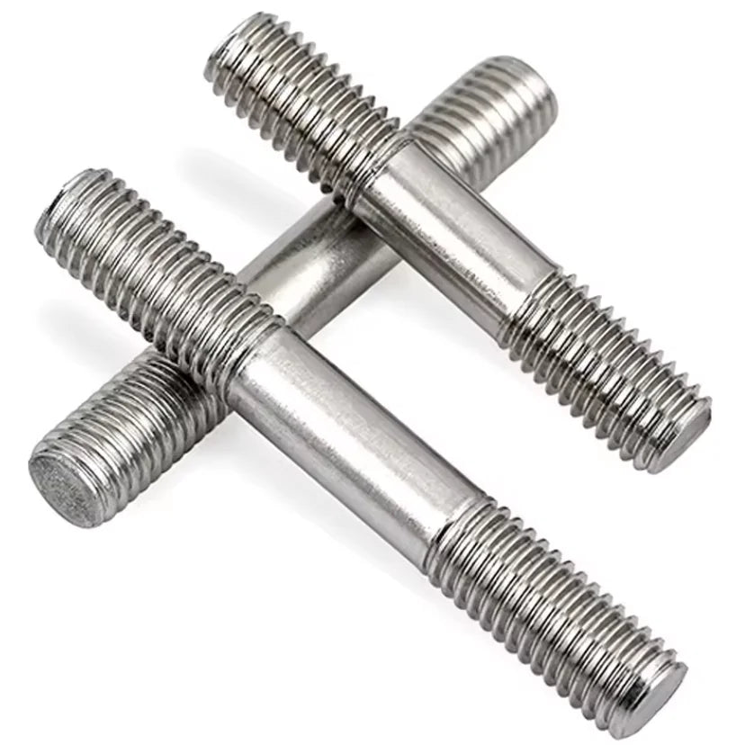 Manufacturers M3 M4 M5 M6 M8 M10 M12 M16-M42 Stainless Steel Threaded Rod Bar Double End Stud Bolt DIN Zinc Plated Inch/Metric
