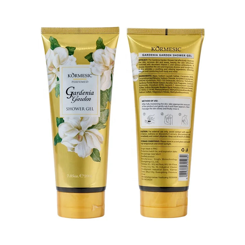 OEM ODM Private Label KORMESIC Moisturizing Fragrance Scrub Body Wash Shower Gel