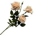 Wholesale 3 Heads Silk Roses Artificial Flowers Rose for Wedding Arch Aisle Decoration