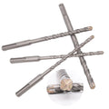 6/8/10/12/14mm SDS PLUS/SDS MAX Electric Cross Head Hammer Drill Bits for Masonry Drilling 40Cr/YG8C Materials HRC48-52 Hardness