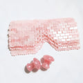 2026 Private Label Nicotinamide Crystal Collagen Anti-wrinkle Anti Aging Mask Eye Patch Rose Quartz Eye Mask