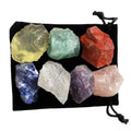Wholesale Christmas Gift Natural 7 Chakra Healing Stones Set Crystal Aroma Stone Diffuser Chakra Stone