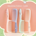 Cute Cartoon Girl Hair Comb for Women Long Hair Special Student Travel Accessory Plastic Handle Straight Fine Teeth Hairbrush