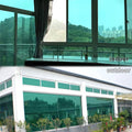 One Way Mirror Window Tint Heat Insulation Building Window Film Green Silver Sun/Solar Control Building Glass Film