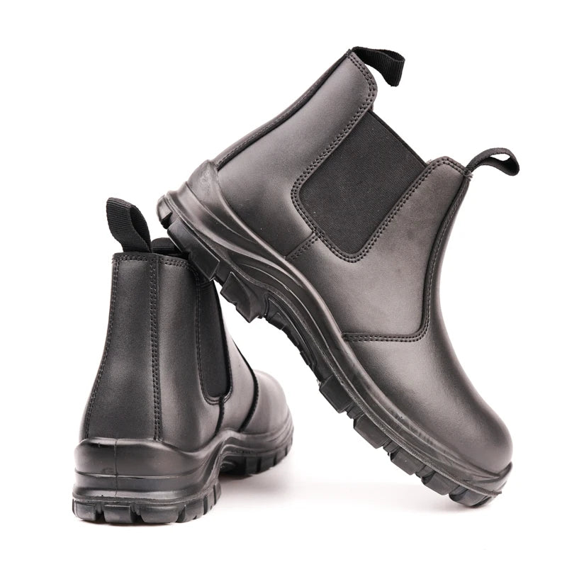 Custom Made Wholesale Work Boots Stylish Safety Shoes Steel Toe Safety Israel Boots for Men