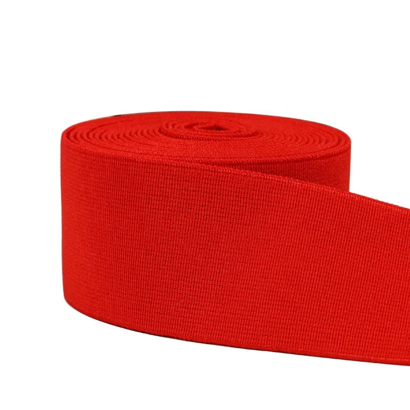 Wholesale High Quality Oeko-Tex Certified Jacquard Elastic Polyester/Nylon Webbing Band for Clothing Customizable Width Free