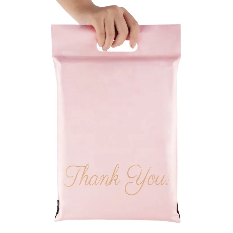 RTS Pink Thankyou & Frog Polymailers Poly Pe Plastic Mailing Courier Postage Packaging Shipping Bags for Shipping