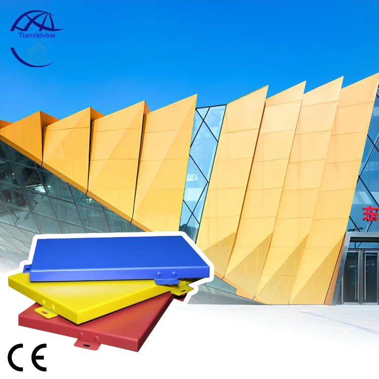 Modern Aluminum Facade Panels for Mall Villa Exterior Wall Cladding-Wholesale Decorative Panels Heat-Insulation Waterproof