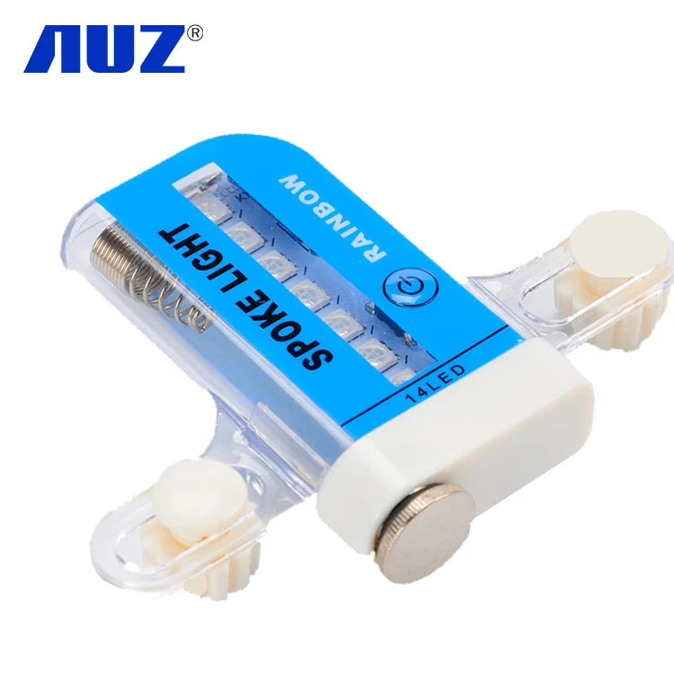 AUZ Battery-Powered LED Spoke Lights for Bicycle Wheel ABS Material Premium Bicycle Accessories