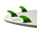 UPSURF Honeycomb Surfboard Fin Green Single Tab G5 Tri Set Surfing  Fins