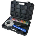 FS-7842 Manual Hydraulic Hose Crimping Tool Auto AC Hose Hydra-Crimper Repair Air Condition Hose