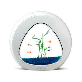 Sunsun Mini Desktop Fish Tank Aquarium Creative Goldfish Nano Tank LED Lighting With Filtering System YA-YB YA-01 YA-02
