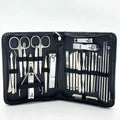 Rainbow Color 15-piece Manicure Kit Set with Art Nail Clippers Acne Needles Dead Leather Shovels Eyebrow Clips Manicure Sets