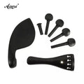 Wholesale Sinomusik Advanced Set of Ebony or Jujube Wood Violin Chin Rest Violin Cheek Rest and Knob Violin Accessories