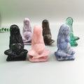 Natural Crystal Quartz Goddess Statues Mother of the Earth