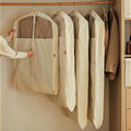 Custom Foldable Dust Bag for Garment Storage Pure Cotton Household Hanging Suit Finish Enlarged See-Through Jacket Coat Dust