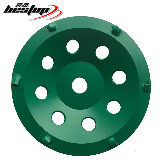 D180mm Diamond Grinding Wheels with 6x1/4 PCD OEM Customizable for Concrete Purpose