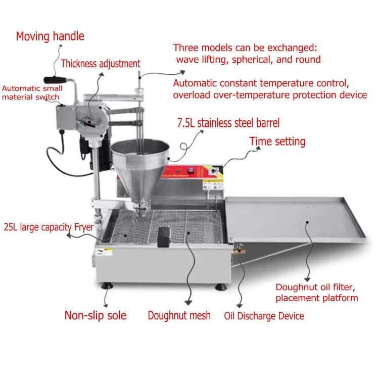 Full Automatic Donut Balls Making Maker Machine for Sale Donut Maker Machine Automatic Machine for Making Donuts