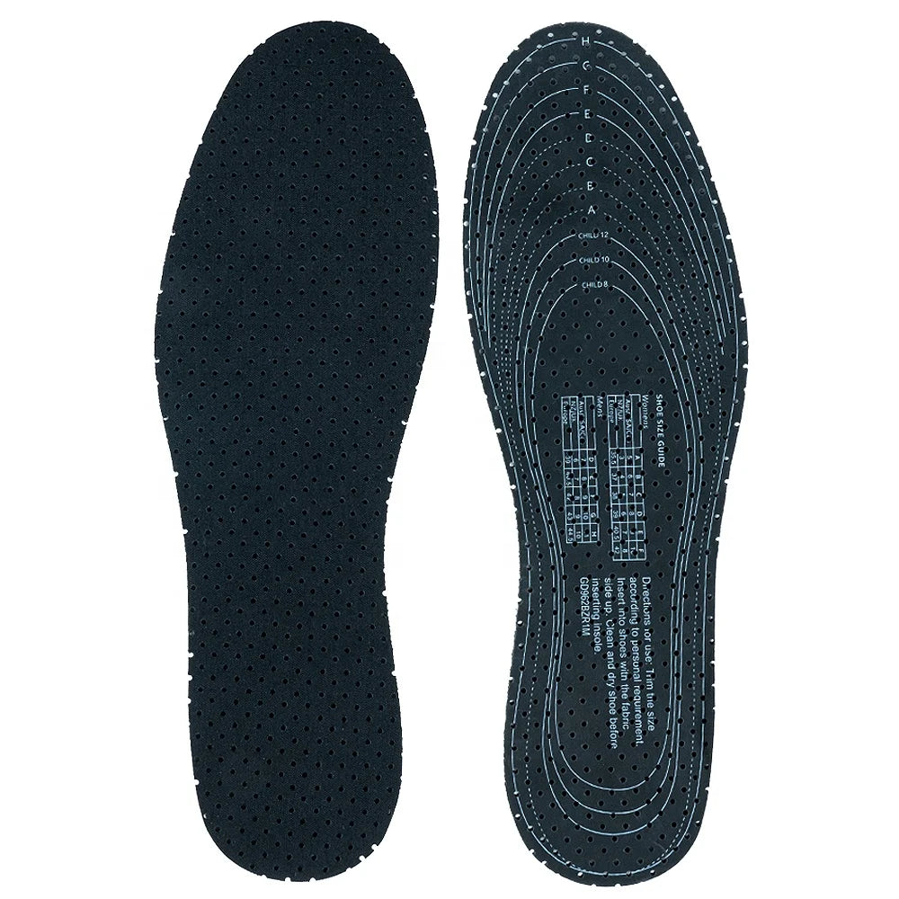 High Quality Full Length Breathable Deodorant Soft Fresh Shoe Inserts Latex Foam Insoles