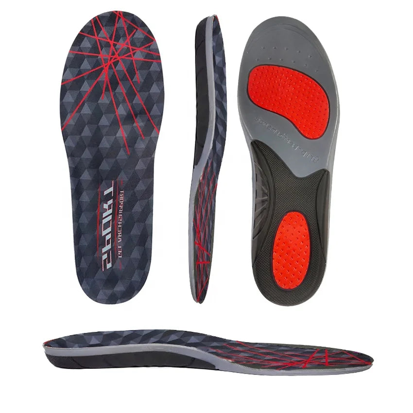 NEW Orthotic Arch Support Massaging Sport Shoe Silicone TPE Gel Insole for Men and Women HA00145