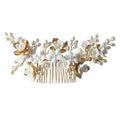 Boho Chic Wedding Hair Combs Floral Leaf Side Accessory for Women and Girls Bridal Headpiece Hair Accessories