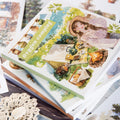 50pcs Per Pack Sticker Book Scattered Daily Series Literary Handbook Decoration Material Stickers