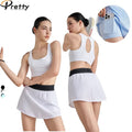 2025 Tennis Skirt With Underpants Athletic Leisure Elastic Waist Sports Skirt Active Wear Fitness Wear Lightweight Cool Skirts