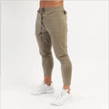 Mens Sports Casual Skinny Leg Sweatpants 100% Polyester Windproof Quick Dry Lightweight Jogger Training Gym Pants