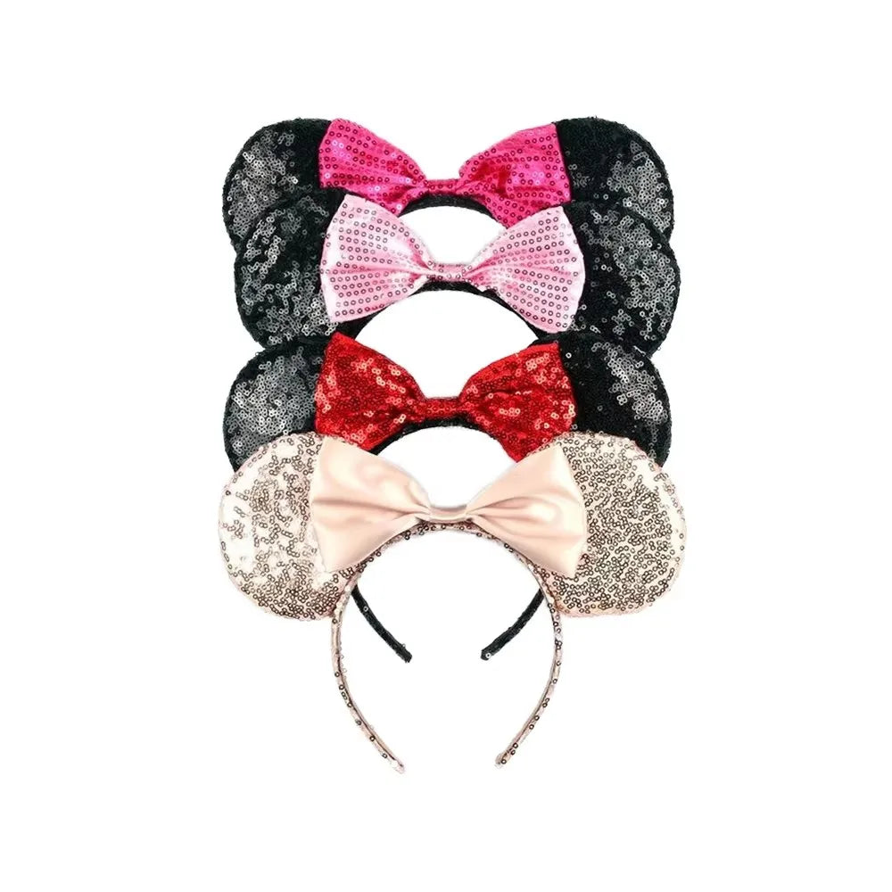 American & European Fashionable Cosplay Daily Party Girls' Cat Ears Bow Tie Headband Kids Hair Decoration for Parties