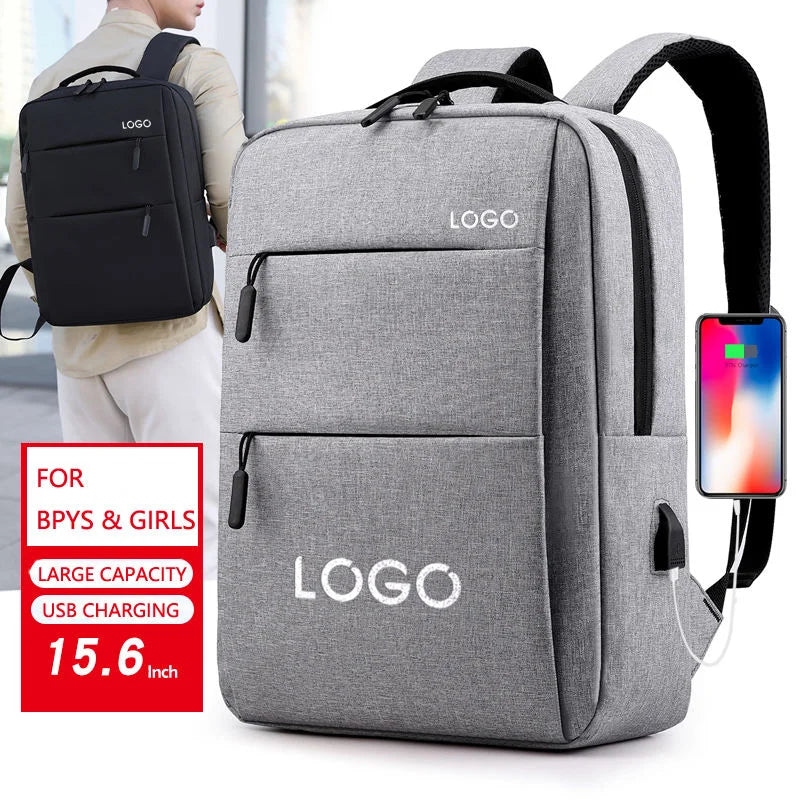 2024 Factory Wholesale Custom Logo Business Waterproof Laptop Bags Supplier School Travel Women Men Smart Backpack with USB