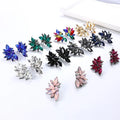 2025 Hot Sale Luxury Bridal Designs of Big Stone Jewelry in Ear Rings and Charming Jewelry Crystal Earrings for Wedding Jewelry
