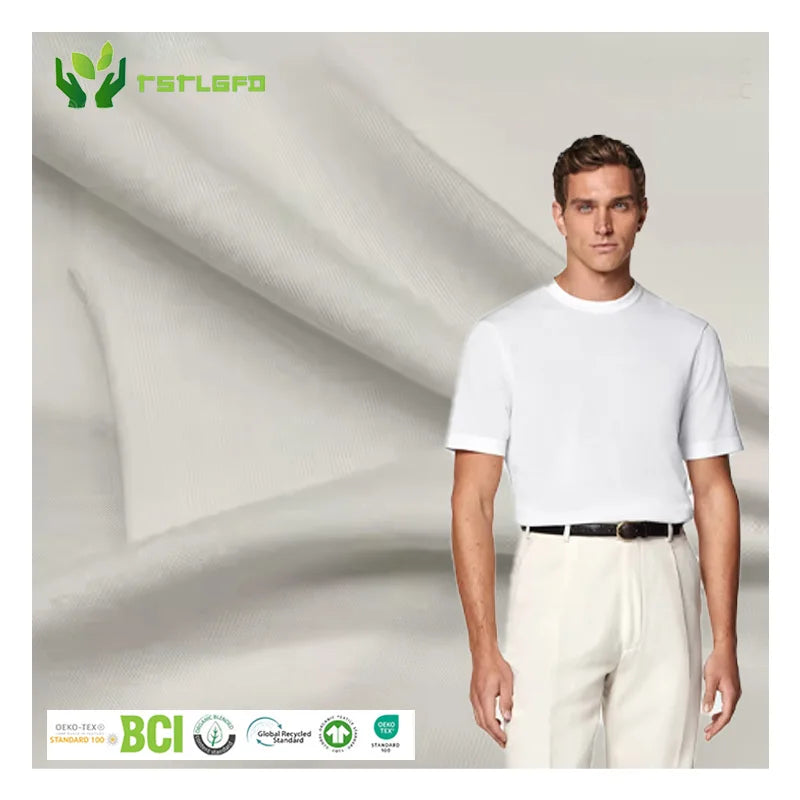 Custom Logo 100% Organic Cotton T Shirt Drop Shoulder Crew Neck T-Shirt Luxury Quality Heavyweight Blank T Shirt for Men