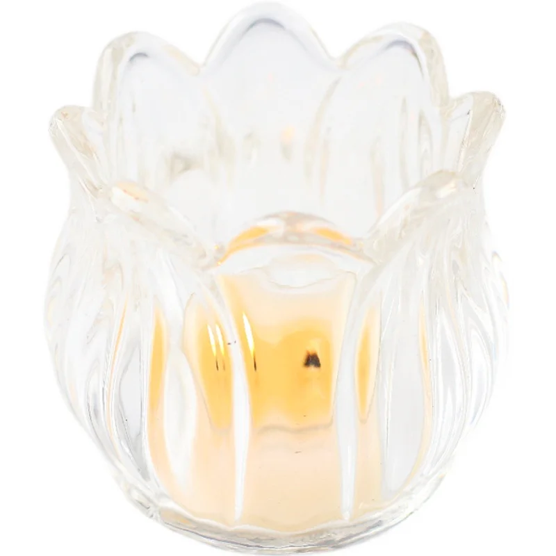 Tulip Glass Votive  Candle Holder