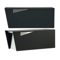 Door Mailboxes for Outside Metal Mailbox Modern Post Box Package Parcel Drop Box for House Home