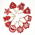 DIY Diamond Painting 10PCS Christmas Card Pendant Special Drill Shaped Rhinestone Diamond Handmade Home Decoration Ornament Kits