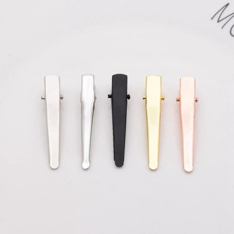MIO Alloy Hair Pins Women DIY Styling Hair Accessories Non Slip Metal Duckbill Clip Hairdressing Salon Alligator Hair Clip