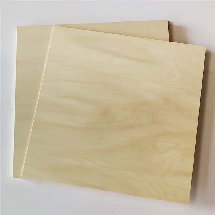 2mm 3mm 4mm 6mm 9mm 10mm Basswood Plywood Two Sides Polishing Laser Cutting Commercial Basswood Plywood