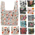 Hot Sale Cheap Polyester Folded Shopping Portable Multi-design Reusable Recycle Eco-friendly Bag