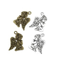 YuenZ Antique Silver Plated Bracelets Angel Charm Pendants Fashion Jewelry Making Findings DIY Charms Handmade I228