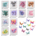 10pcs/bag Butterfly 3D Cloth Material Butterfly Nail Art Charms