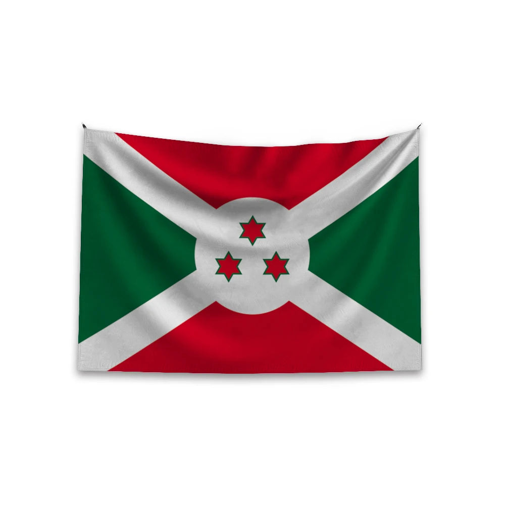 Promotional Product Fast Delivery Factory Burundi Flag 100%polyester Competition 3x5 ft Custom Burundi Flag