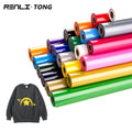 Renlitong Cutting Pvc Glossy Sticky Textile Vinyl Transfer Vinyl Flex Transfer Paper for Clothing Printing