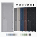 French Style Modern Hotel Room Doors Soundproof Fireproof Wooden Inside Doors Prehung Villa Residential House Interior Door MegaBDM