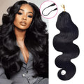No Leave Out Pre Loop Crochet Human Hair Extensions Natural Color Raw Virgin Body Wave Bundles Wholesale Crochet Hair for Women