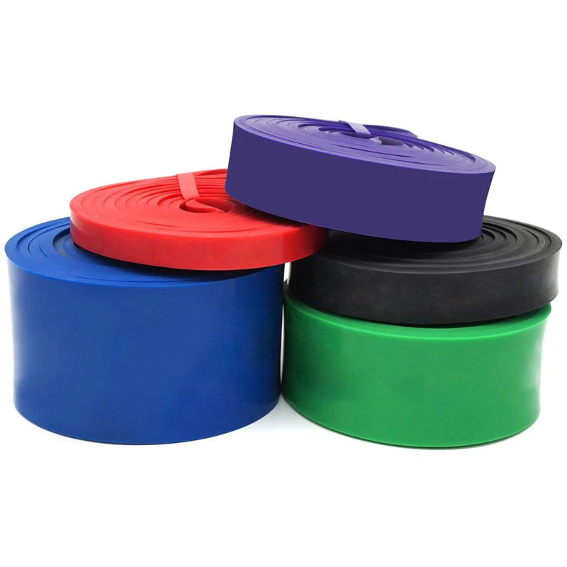 Latex Rubber Exercise Fitness Workout Exercise Elastic Power Stretch Fitness Resistance Pull up Assist Resistance Bands