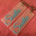 Waterproof Blue logo Transparent Silicone Rubber Hangtagcheap Price Embossed logo clear PVC Swing Tag for Luggage case