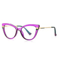 Hot Selling Women Cat Eye Computer Eyeglass Anti Blue Light Glasses Eyewear Eyeglass Frames for Women