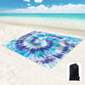 Wholesale  Blanket Sand Proof Waterproof Mat with Portable Mesh Bag and Corner Pockets Picnic Beach Blanket Beach Mat