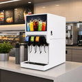 High Efficiency Commercial Grade SUS304 Soda Cola Dispenser Automatic 120 Cups Per Hour Cold Drink Station for Restaurant MegaBDM